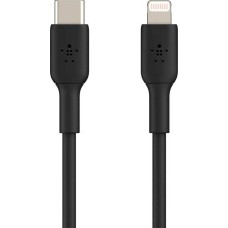 Кабель Belkin PVC USB Type-C - Lightning (M/M), 1 м, Black (CAA003BT1MBK)