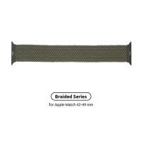 Ремінець Armorstandart Braided Solo Loop для Apple Watch 42mm/44mm/45mm/49mm Inverness Green Size 6 (148 mm) (ARM58075)