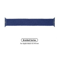 Ремінець Armorstandart Braided Solo Loop для Apple Watch 42mm/44mm/45mm/49mm Atlantic Blue Size 10 (172 mm) (ARM58080)