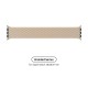 Ремінець Armorstandart Braided Solo Loop для Apple Watch 38mm/40mm/41mm Beige Size 2 (120 mm) (ARM64891)