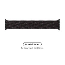 Ремінець Armorstandart Braided Solo Loop для Apple Watch 38mm/40mm/41mm Black Unity Size 6 (144 mm) (ARM64896)