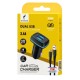 Автомобільний зарядний пристрій SkyDolphin SZ18V (2USB, 3.4A) Black (AZP-000101) + кабель microUSB