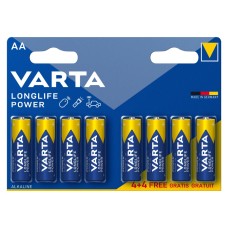 Батарейка Varta Longlife Power AA BLI 1.5V (8 шт)