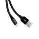 Кабель ColorWay USB - Lightning (M/M), 2.4 А, 0.25 м, Black (CW-CBUL048-BK)