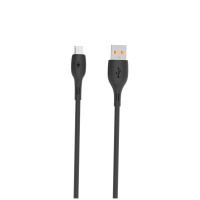 Кабель SkyDolphin S22V Soft Silicone USB - micro USB (M/M), 1 м, Black (SDUSB-000607)