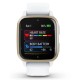 Смарт-годинник Garmin Venu Sq 2 Light Gold Aluminum Bezel with White Case and Silicone Band (010-02701-81)