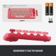 Клавiатура бездротова Logitech Pop Wireless Heartbreaker Rose (920-010737)