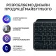 Комплект (клавіатура, миша) бездротовий Logitech MX Keys S Combo Graphite (920-011614)