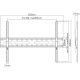 Кронштейн UniBracket BZ03-60, 43"-76", до 45 кг, відстань від стіни: 27 мм