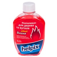 Розпалювач для дерева та вугілля HELPIX 250 мл (рідкий) ВИШНЯ (0599)