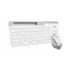 Комплект (клавіатура, мишка) бездротовий A4Tech FB2535C Icy White USB