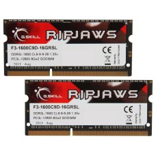 Модуль пам`ятi SO-DIMM 2x8GB/1600 1,35V DDR3L G.Skill Ripjaws (F3-1600C9D-16GRSL)