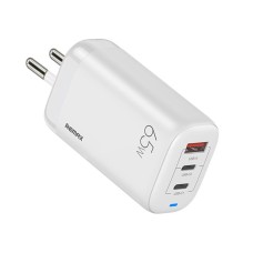 Мережевий зарядний пристрій Remax Ligil Series 65W PD + QC Fast Charger White (RP-U55)