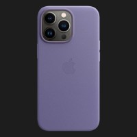 Оригінальний чохол Apple Leather Case with MagSafe для iPhone 13 Pro (Wisteria) (MM1F3)