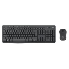 Комплект (клавіатура, мишка) бездротовий Logitech MK370 Graphite (920-012077)