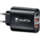 Зарядний пристрій Varta Wall Charger 38W Black (57958101401)