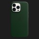 Оригінальний чохол Apple Leather Case with MagSafe для iPhone 13 Pro (Sequoia Green) (MM1G3)