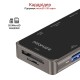 Концентратор USB Promate PrimeHub USB-C Grey (primehub-go.grey)