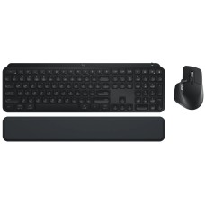 Комплект (клавіатура, миша) бездротовий Logitech MX Keys S Combo Graphite (920-011614)