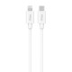 Кабель Ttec USB Type-C - Lightning (M/M), 1.5 м, White (2DKM04B)