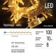 Світлодіодна гірлянда ColorWay (CW-G-100L10U) 100LED, 10м, 8 функцій, теплий колір, USB