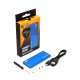 Зовнішня кишеня Frime M.2 NGFF SATA, USB 3.0, Metal, Blue (FHE202.M2U30)