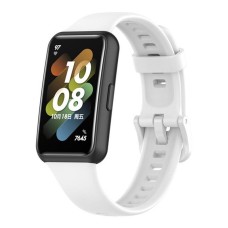 Силіконовий ремінець BeCover для Huawei Band 7/Honor Band 7 White (709467)