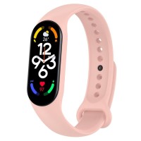 Силіконовий ремінець BeCover для Xiaomi Mi Smart Band 7 Pink (707483)