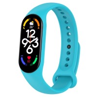 Силіконовий ремінець BeCover для Xiaomi Mi Smart Band 7 Light Blue (707488)