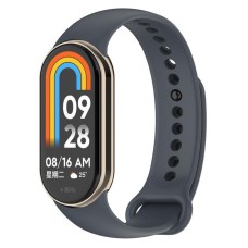 Силіконовий ремінець BeCover для Xiaomi Mi Smart Band 8 Gray (709388)