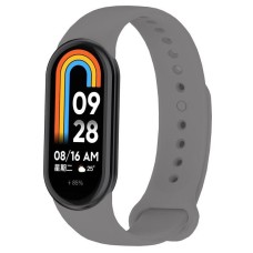 Силіконовий ремінець BeCover для Xiaomi Mi Smart Band 8 Steel Gray (709397)