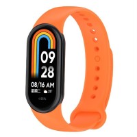 Силіконовий ремінець BeCover для Xiaomi Mi Smart Band 8 Orange (709407)