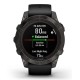 Смарт-годинник Garmin Fenix 7 Pro Sapphire Solar Carbon Gray DLC Titanium with Black Silicone (010-02777-54)