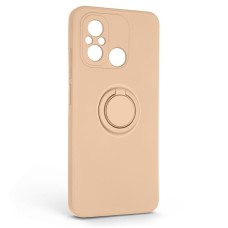 Чохол-накладка Armorstandart Icon Ring для Xiaomi Redmi 12C Pink Sand (ARM68794)