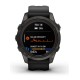 Смарт-годинник Garmin Fenix 7S Pro Sapphire Solar Carbon Gray Titanium with Black Silicone (010-02776-54)