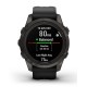 Смарт-годинник Garmin Fenix 7S Pro Sapphire Solar Carbon Gray Titanium with Black Silicone (010-02776-54)