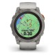 Смарт-годинник Garmin Fenix 7X Pro Sapphire Solar Titanium with Grey/Orange Band (010-02778-64)