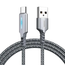 Кабель Remax RC-123a Gonyu USB - USB Type-C (M/M), 2.4 A, 1 м, Silver (6972174151915)