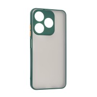 Чохол-накладка Armorstandart Frosted Matte для Tecno Spark 10 4G (KI5q) Dark Green (ARM70498)