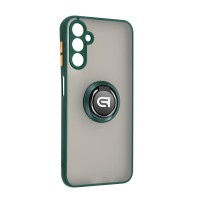 Чохол-накладка Armorstandart Frosted Matte Ring для Samsung Galaxy A14 4G SM-A145/A14 5G SM-A146 Dark Green (ARM68351)