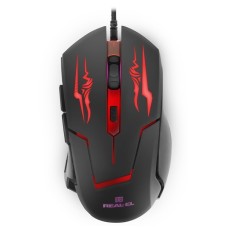 Миша REAL-EL RM-520 Gaming Black  (EL123200020)