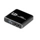 Адаптер Cablexpert HDMI - HDMI+USB+3.5 мм (F/F), Black (UHG-4K2-01)