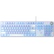 Клавіатура Aula Mechanical F2088 PRO White/Violet, plus 9 Purple keys KRGD blue (6948391234915)