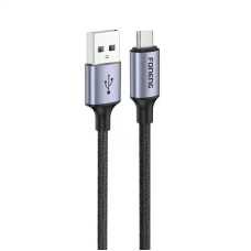 Кабель Foneng X95 Metal Head Braided Cable USB - USB-C 3A 1.2м Black (X95-CA-TC)