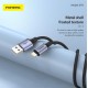 Кабель Foneng X95 Metal Head Braided Cable (3A) USB - Lightning, 1.2 м, Black (X95-CA-IP)