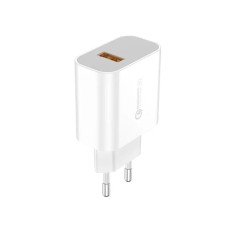 Мережевий зарядний пристрій Foneng EU46 QC3.0 Charger (1USBх3A) White (EU46-CH-TC) + кабель USB Type C