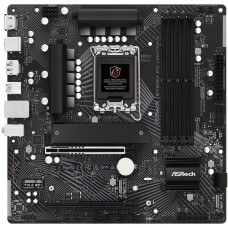 ASRock B760M PG LIGHTNING (1700/B760, 4*DDR5, 2xPCIex16, 4xSATAІІІ, 3xM.2, 2.5GLan, 7.1ch, mATX)