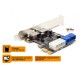 Плата розширення Frime PCI-E to USB3.0 (2 порти) +19pin VIA VL805 (ECF-PCIEtoUSB005.LP)