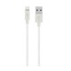 Кабель Belkin Mixit Metallic USB-Lightning, 1.2 м White (F8J144-04-WHTTM)