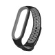 Ремінець BeCover Nike Style для Xiaomi Mi Smart Band 5/Mi Smart Band 6 Black-Gray (705151)